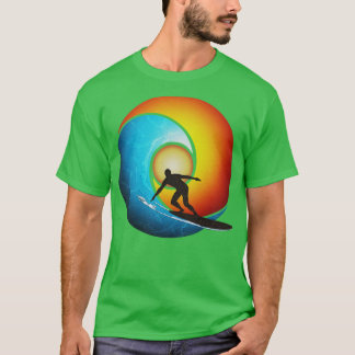Surfen op de Endless Summer Wave v2 T-shirt