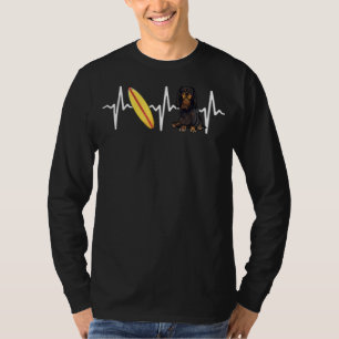 Surfen op de Engelse Speelgoed Spaniel Heartbeat D T-shirt