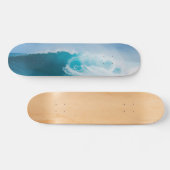 "Surfen op de golf" Gepersonaliseerd skateboard (Horizontaal)