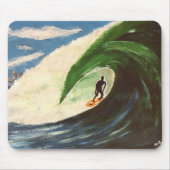 Surfen op de golflengte van de buis muismat (Voorkant)