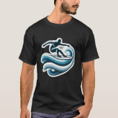 Surfen op de golven T-shirt (Voorkant)