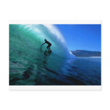 Surfen op de groene buis in het Zuid-Afrikaanse pa