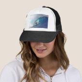 Surfen op de grote blauwe golf Mentawai-eilanden Trucker Pet (In situ)