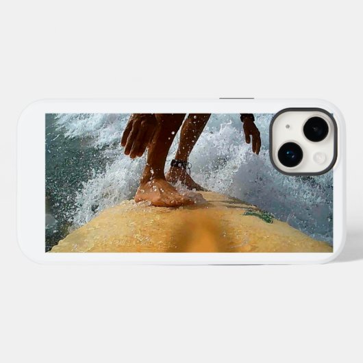 surfen op de iPhone case (Achterkant (horizontaal))