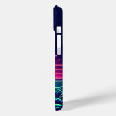 Surfen op de Neon Sunset Case-Mate iPhone Case (Achterkant / Links)