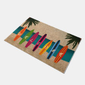 Surfen op de overweldigende Mat, surfer Gift Deurmat (Schuin)