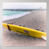 Surfen op de redding, West Bay, Dorset Poster (Voorkant)