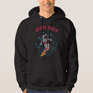 Surfen op de ruimtevaart hoodie
