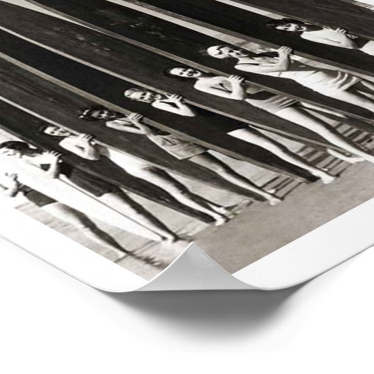 Surfen op de VS met The Long Board op Poster (Hoek)