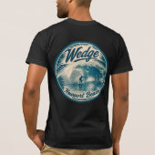 Surfen op de Wedge - T-shirt (mannen) Tri-Blend T- (Achterkant)