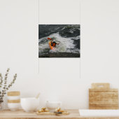 Surfen op een hole 1 Poster (Keuken)