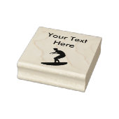 Surfen op een surfboard rubberen stempels (Stempel)