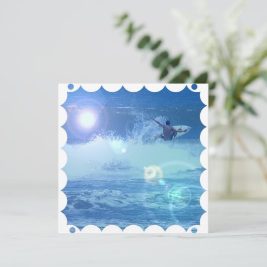 Surfen op extreme uitnodiging (Staand voorkant)