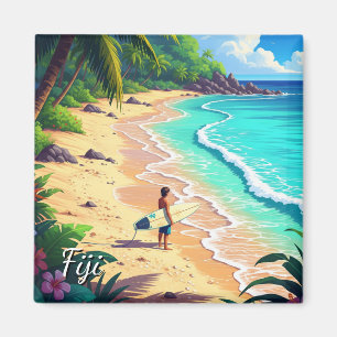 Surfen op Fiji Magneet