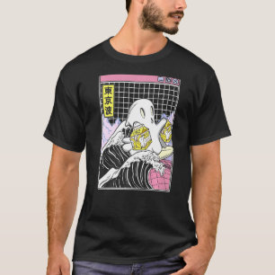 Surfen op Ghost met bananenkartons Japan Wave T-shirt