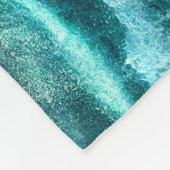 Surfen op haaien fleece deken (Hoek)