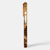 Surfen op Hawaii Green Room Faux Wood Surfer Case-Mate iPhone Case (Achterkant / Links)