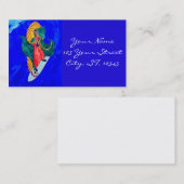 Surfen op heiligblauw visitekaartje (Voorkant / Achterkant)