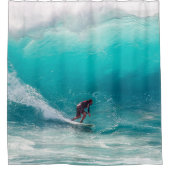 Surfen op het 16-toneelgordijn douchegordijn (Voorkant)