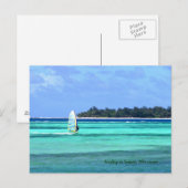 Surfen op het Briefkaart van Saipan (Voorkant / Achterkant)