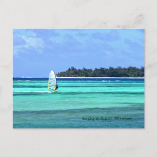 Surfen op het Briefkaart van Saipan