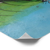 "Surfen op het Poster van de inlaat" (Hoek)