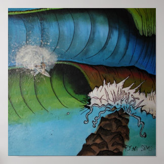 "Surfen op het Poster van de inlaat"