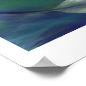 Surfen op het poster van de Zeemeermin (GROTE) (Hoek)