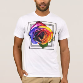 Surfen op het Shirt van het regenboogRoos