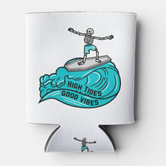 Surfen op het skelet, hoge tonen en goede virussen blikjeskoeler