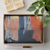 Surfen op het strand in de prachtige avondolie tissuepapier (Geschenk)