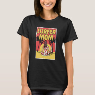 Surfen op moedergolven Surfboard Surfer M T-shirt