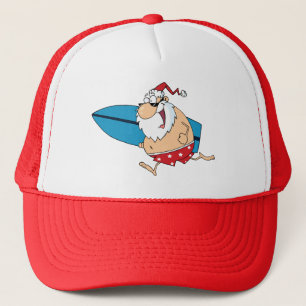 surfen op santa trucker pet