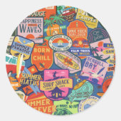 Surfen op Stickers (Voorkant)