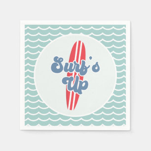 Surfen op strand Birthday Servet