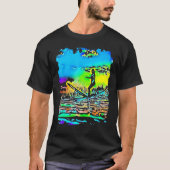 Surfen op Surf Surfer Pop Art T-shirt (Voorkant)