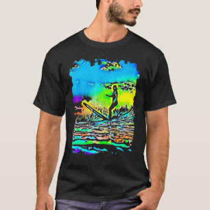Surfen op Surf Surfer Pop Art T-shirt