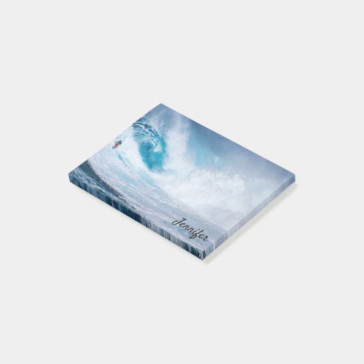 Surfen op Surfboard DIY Name Home kantoor Post-it® Notes (Schuin)