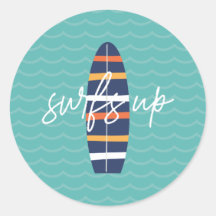 Surfen op surfboard en golven van Birthday Party