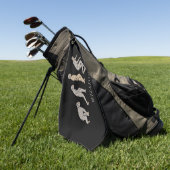 Surfen op surfbordstratsport golfhanddoek (Groen)