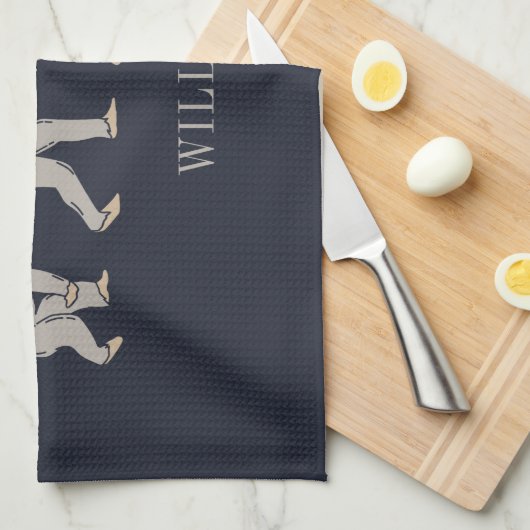 Surfen op surfbordstratsport theedoek (Quarter Fold)