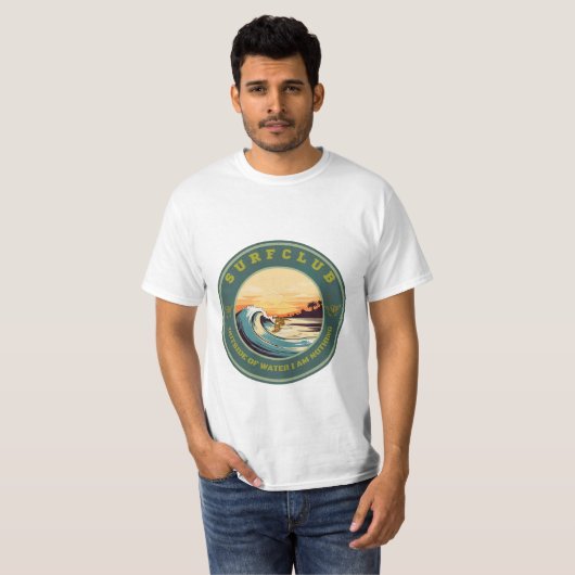 Surfen op T-Shirt (Voorkant volledig)