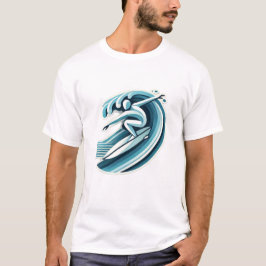 Surfen op T-shirt