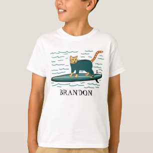 Surfen op tabby Cat Cute CUSTOMIZE IT T-shirt