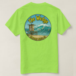 Surfen op The Wedge - NEWPORT BEACH, CA (Zijn & Ha T-shirt
