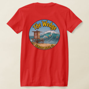 Surfen op The WEDGE - Newport Beach (Vrouwen) T-shirt