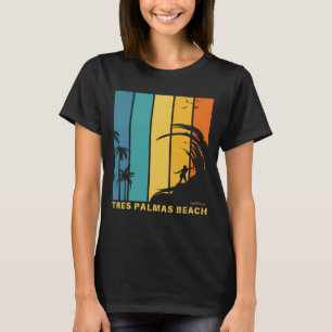 Surfen op Tres Palmas Beach Rincon Puerto Rico T-shirt