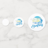 Surfen op Zee strand Confetti (Voorkanten)