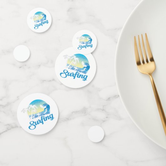 Surfen op Zee strand Confetti (Groep)