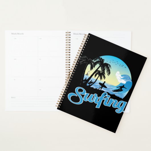 Surfen op Zee strand Planner (Display)